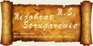 Mijobrat Strugarević vizit kartica